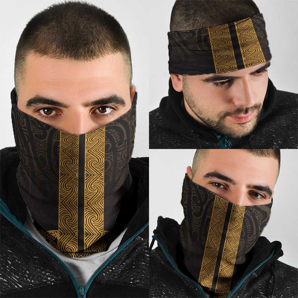 New Zealand Maori Kowhaiwhai Neck Gaiter Karaka Maui and Mangopare - Polynesian Pride