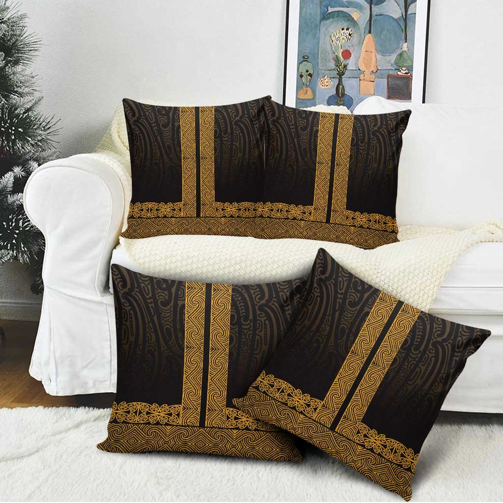 New Zealand Maori Kowhaiwhai Pillow Cover Karaka Maui and Mangopare - Polynesian Pride