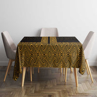 New Zealand Maori Kowhaiwhai Tablecloth Karaka Maui and Mangopare