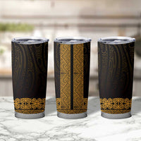 New Zealand Maori Kowhaiwhai Tumbler Cup Karaka Maui and Mangopare LT9 - Polynesian Pride