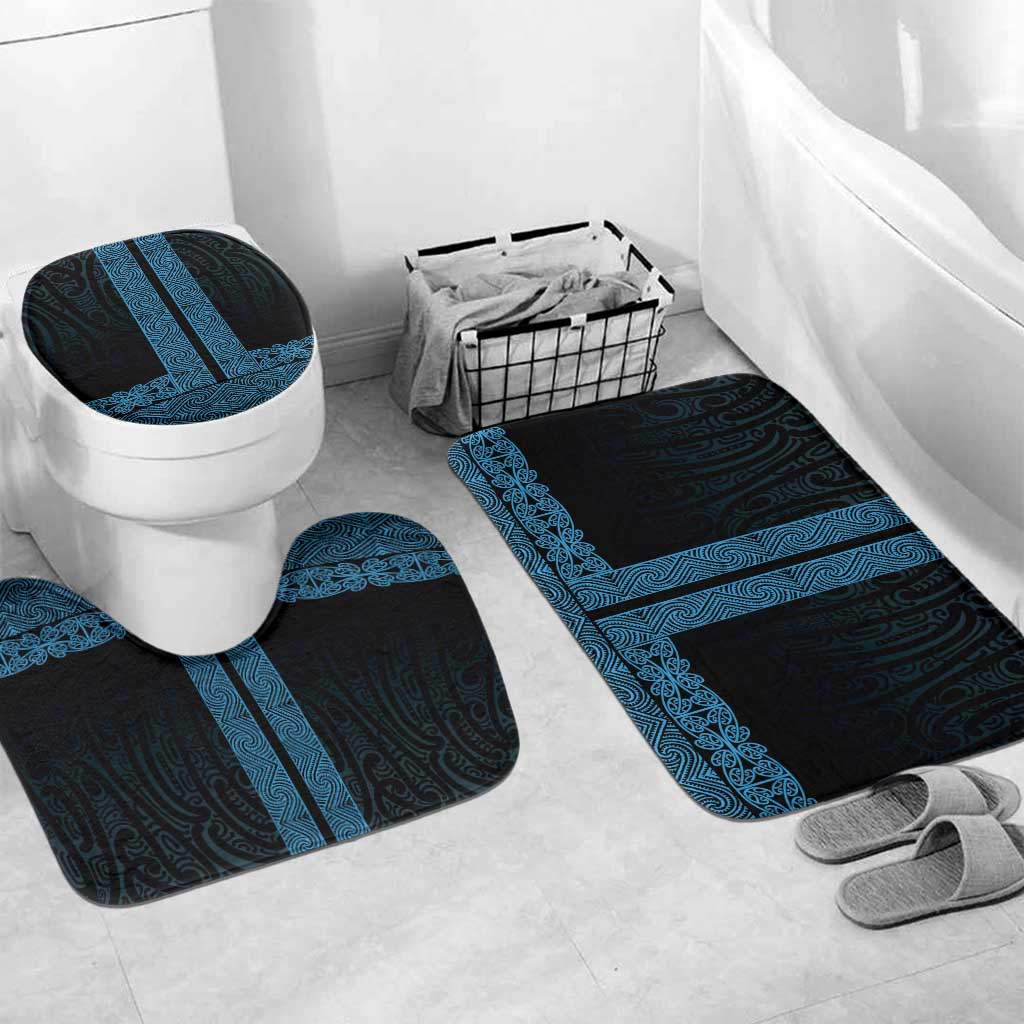 New Zealand Maori Kowhaiwhai Bathroom Set Kikorangi Maui and Mangopare - Polynesian Pride