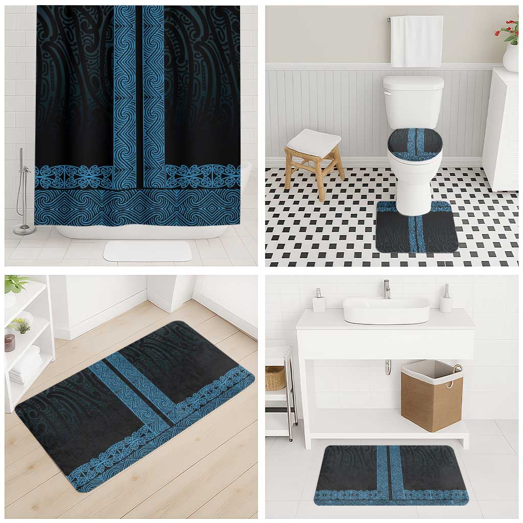 New Zealand Maori Kowhaiwhai Bathroom Set Kikorangi Maui and Mangopare - Polynesian Pride