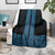 New Zealand Maori Kowhaiwhai Blanket Kikorangi Maui and Mangopare