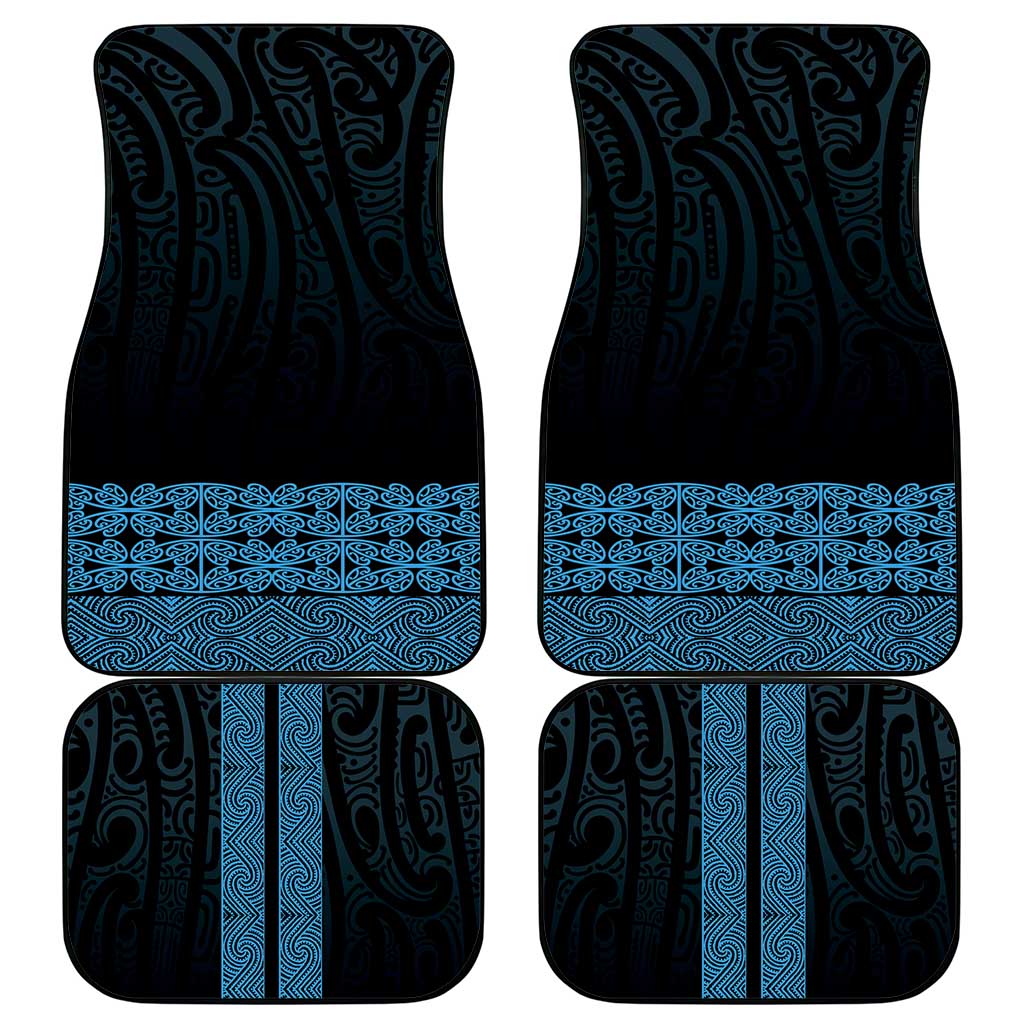 New Zealand Maori Kowhaiwhai Car Mats Kikorangi Maui and Mangopare LT9 - Polynesian Pride