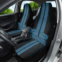 New Zealand Maori Kowhaiwhai Car Seat Cover Kikorangi Maui and Mangopare LT9 - Polynesian Pride