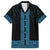 New Zealand Maori Kowhaiwhai Family Matching Short Sleeve Bodycon Dress and Hawaiian Shirt Kikorangi Maui and Mangopare