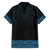 New Zealand Maori Kowhaiwhai Family Matching Short Sleeve Bodycon Dress and Hawaiian Shirt Kikorangi Maui and Mangopare