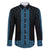 New Zealand Maori Kowhaiwhai Family Matching Short Sleeve Bodycon Dress and Hawaiian Shirt Kikorangi Maui and Mangopare