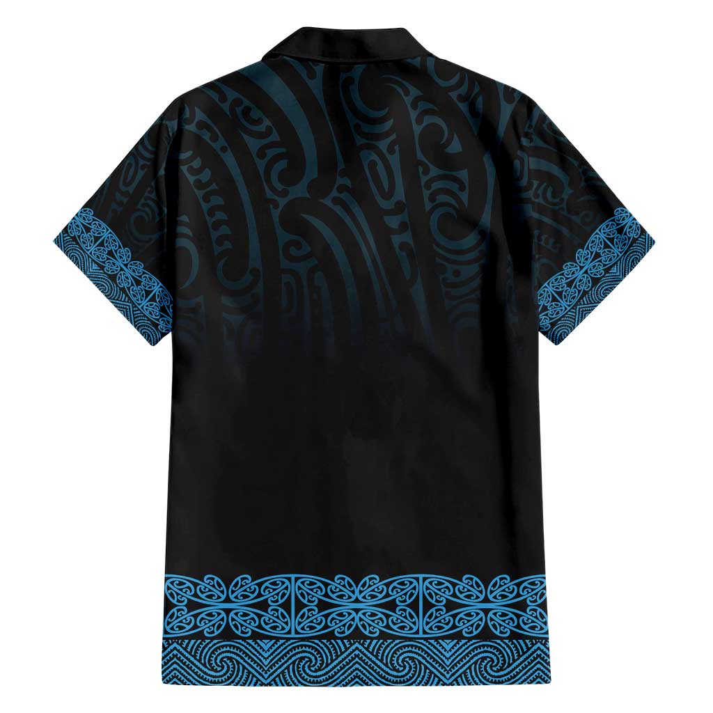 New Zealand Maori Kowhaiwhai Hawaiian Shirt Kikorangi Maui and Mangopare LT9 - Polynesian Pride