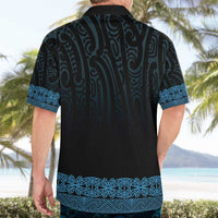 New Zealand Maori Kowhaiwhai Hawaiian Shirt Kikorangi Maui and Mangopare LT9 - Polynesian Pride