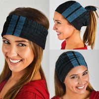 New Zealand Maori Kowhaiwhai Neck Gaiter Kikorangi Maui and Mangopare LT9 - Polynesian Pride