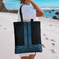 New Zealand Maori Kowhaiwhai Tote Bag Kikorangi Maui and Mangopare LT9 - Polynesian Pride