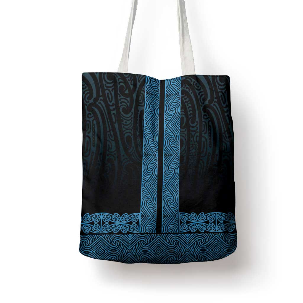 New Zealand Maori Kowhaiwhai Tote Bag Kikorangi Maui and Mangopare LT9 - Polynesian Pride