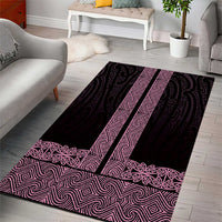 New Zealand Maori Kowhaiwhai Area Rug Mawhero Maui and Mangopare LT9 - Polynesian Pride