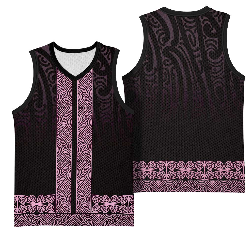 New Zealand Maori Kowhaiwhai Basketball Jersey Mawhero Maui and Mangopare LT9 - Polynesian Pride