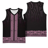 New Zealand Maori Kowhaiwhai Basketball Jersey Mawhero Maui and Mangopare LT9 - Polynesian Pride