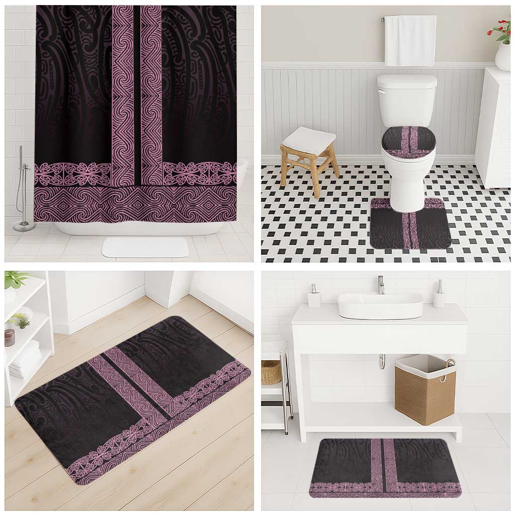 New Zealand Maori Kowhaiwhai Bathroom Set Mawhero Maui and Mangopare - Polynesian Pride