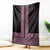 New Zealand Maori Kowhaiwhai Blanket Mawhero Maui and Mangopare