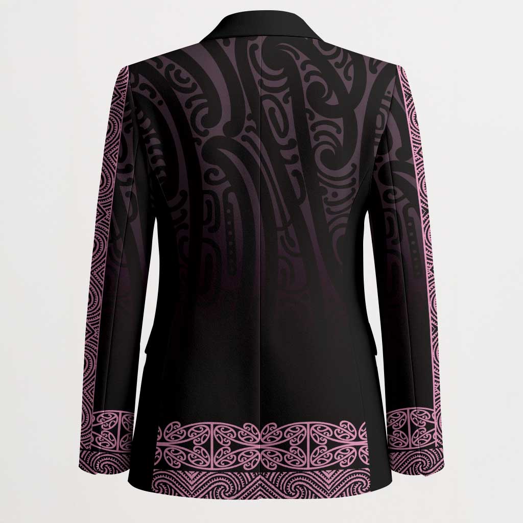 New Zealand Maori Kowhaiwhai Blazer Mawhero Maui and Mangopare - Polynesian Pride
