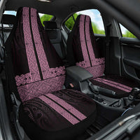 New Zealand Maori Kowhaiwhai Car Seat Cover Mawhero Maui and Mangopare LT9 One Size Pink - Polynesian Pride