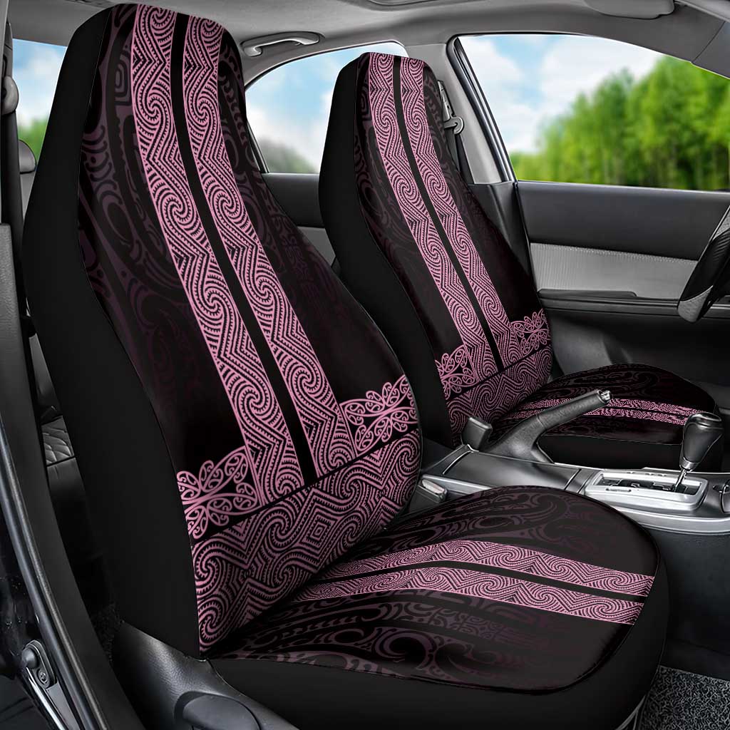 New Zealand Maori Kowhaiwhai Car Seat Cover Mawhero Maui and Mangopare LT9 - Polynesian Pride