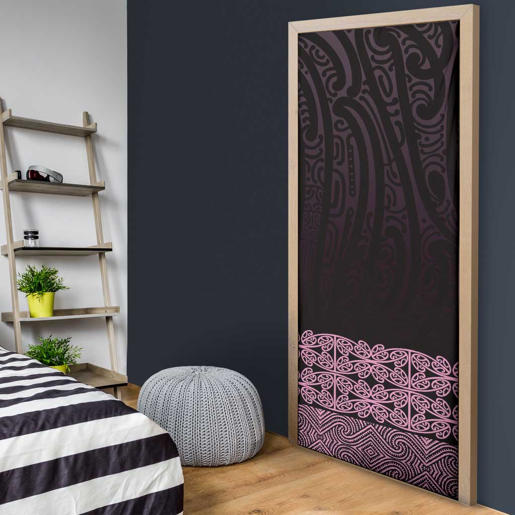 New Zealand Maori Kowhaiwhai Door Cover Mawhero Maui and Mangopare LT9 - Polynesian Pride