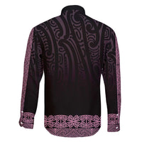 New Zealand Maori Kowhaiwhai Family Matching Off Shoulder Maxi Dress and Hawaiian Shirt Mawhero Maui and Mangopare LT9 - Polynesian Pride