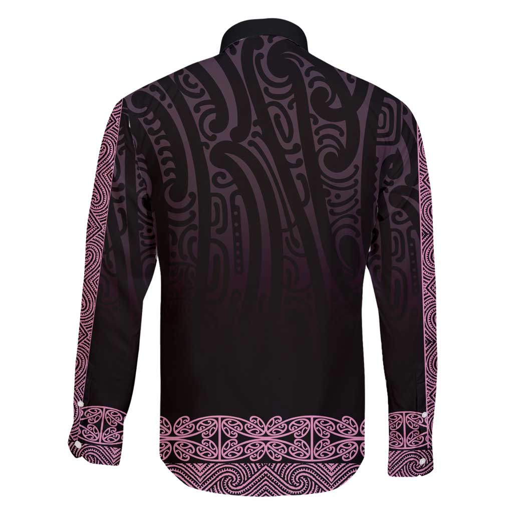 New Zealand Maori Kowhaiwhai Family Matching Off Shoulder Short Dress and Hawaiian Shirt Mawhero Maui and Mangopare LT9 - Polynesian Pride