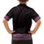 New Zealand Maori Kowhaiwhai Family Matching Short Sleeve Bodycon Dress and Hawaiian Shirt Mawhero Maui and Mangopare
