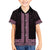 New Zealand Maori Kowhaiwhai Family Matching Short Sleeve Bodycon Dress and Hawaiian Shirt Mawhero Maui and Mangopare