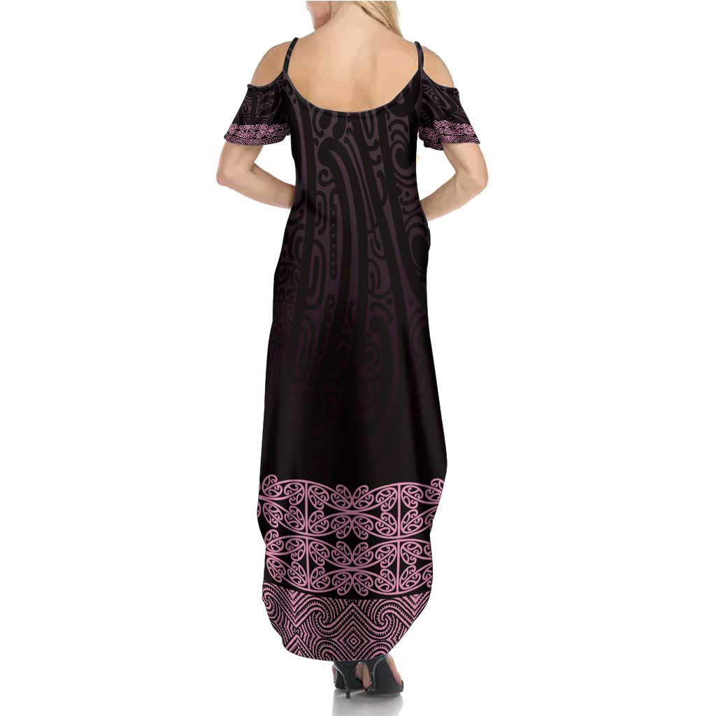 New Zealand Maori Kowhaiwhai Family Matching Summer Maxi Dress and Hawaiian Shirt Mawhero Maui and Mangopare LT9 - Polynesian Pride