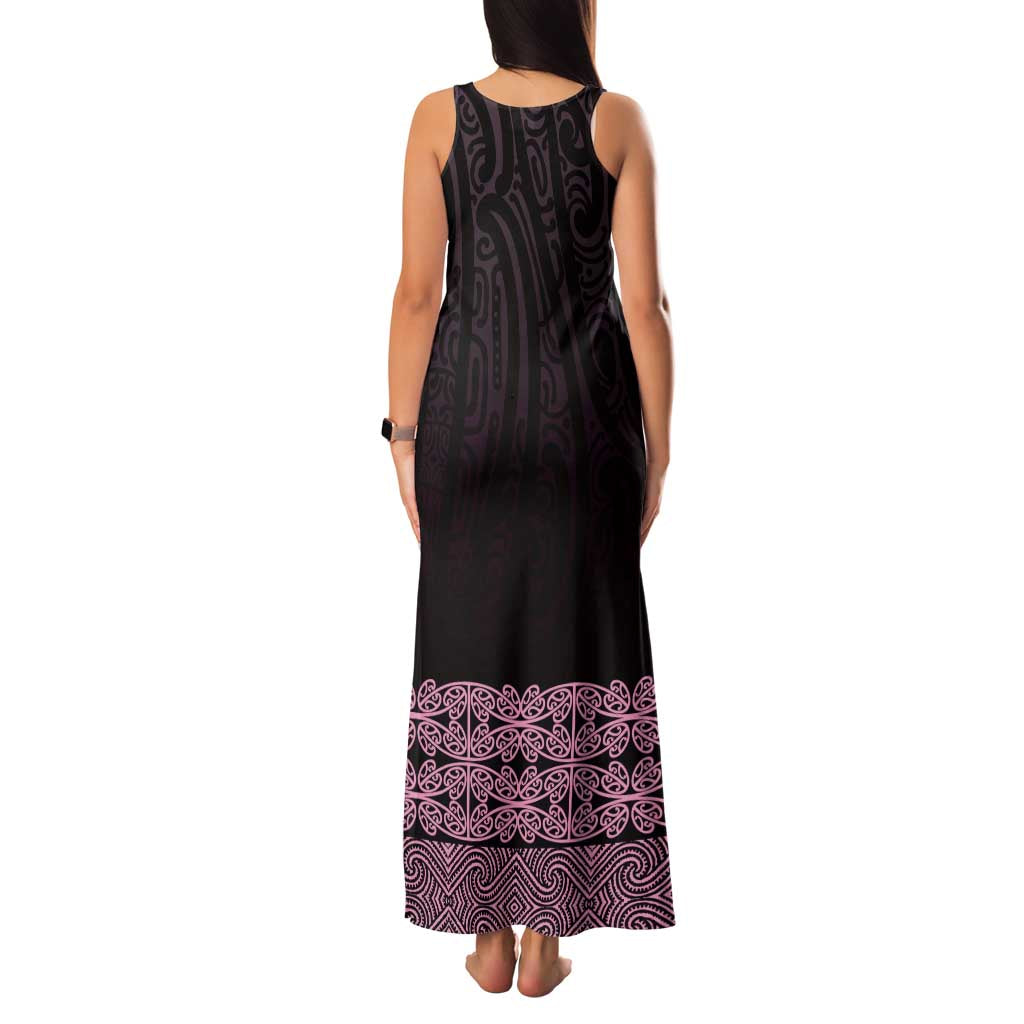 New Zealand Maori Kowhaiwhai Family Matching Tank Maxi Dress and Hawaiian Shirt Mawhero Maui and Mangopare LT9 - Polynesian Pride