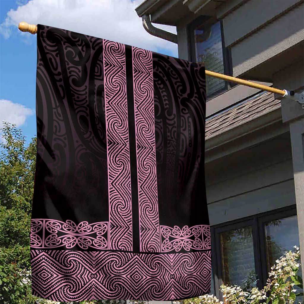 New Zealand Maori Kowhaiwhai Garden Flag Mawhero Maui and Mangopare LT9 - Polynesian Pride