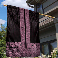 New Zealand Maori Kowhaiwhai Garden Flag Mawhero Maui and Mangopare LT9 - Polynesian Pride