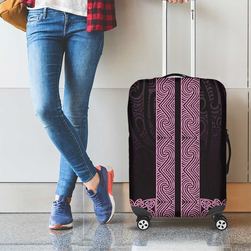 New Zealand Maori Kowhaiwhai Luggage Cover Mawhero Maui and Mangopare LT9 - Polynesian Pride