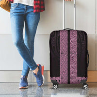 New Zealand Maori Kowhaiwhai Luggage Cover Mawhero Maui and Mangopare LT9 - Polynesian Pride