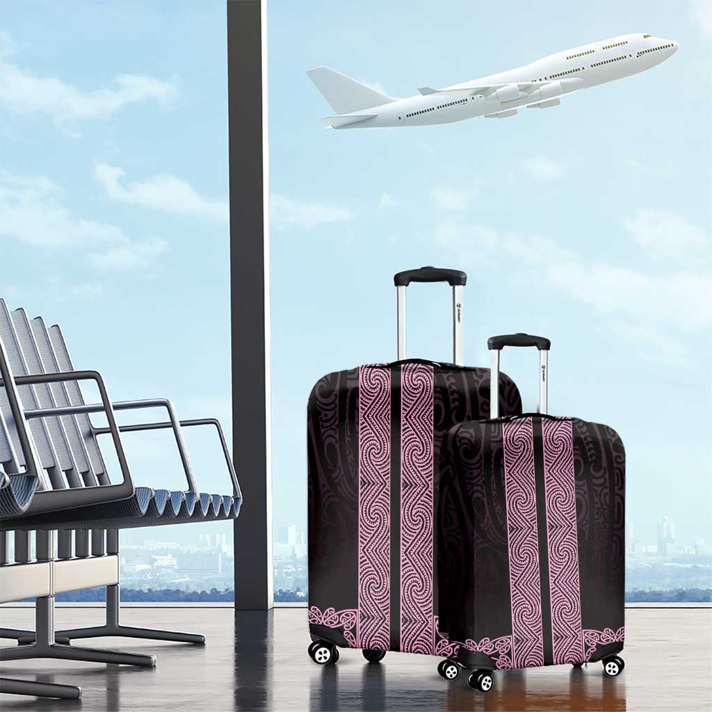 New Zealand Maori Kowhaiwhai Luggage Cover Mawhero Maui and Mangopare LT9 - Polynesian Pride