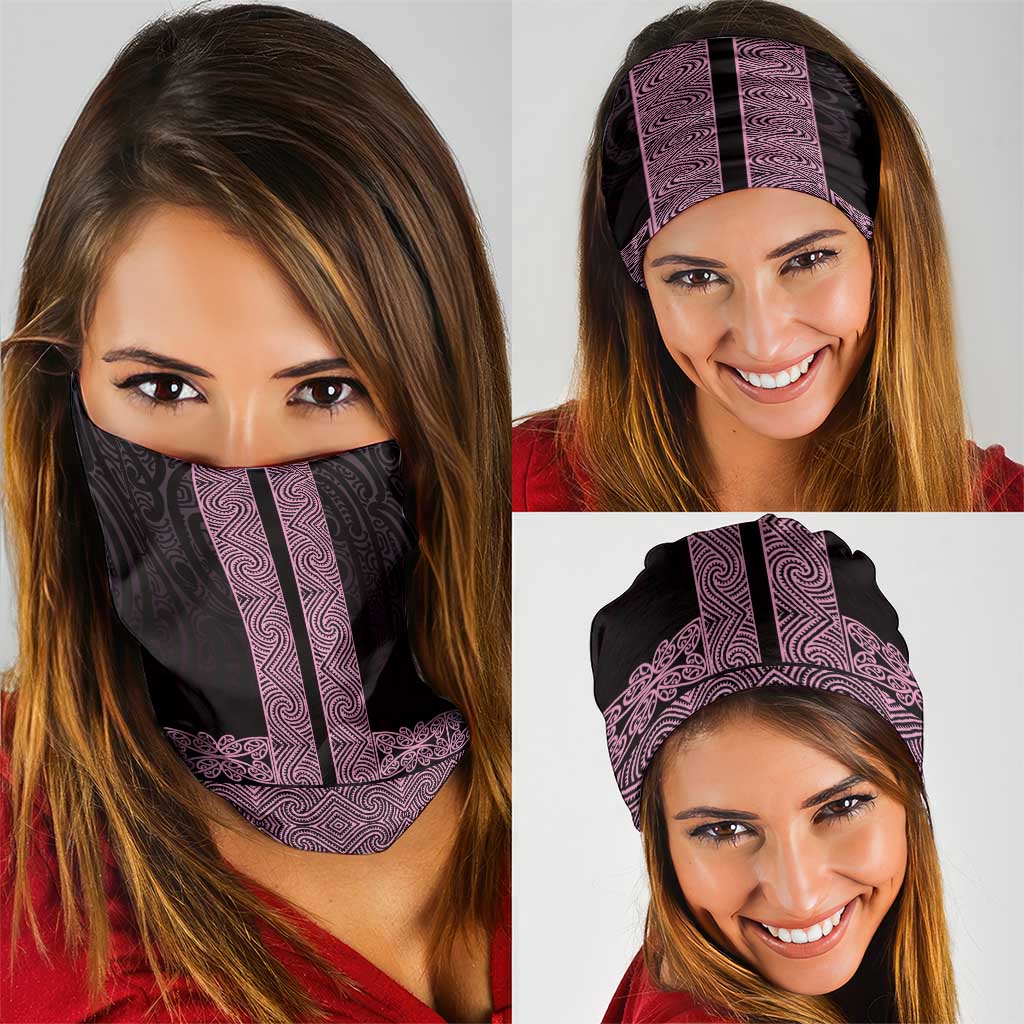 New Zealand Maori Kowhaiwhai Neck Gaiter Mawhero Maui and Mangopare LT9 - Polynesian Pride
