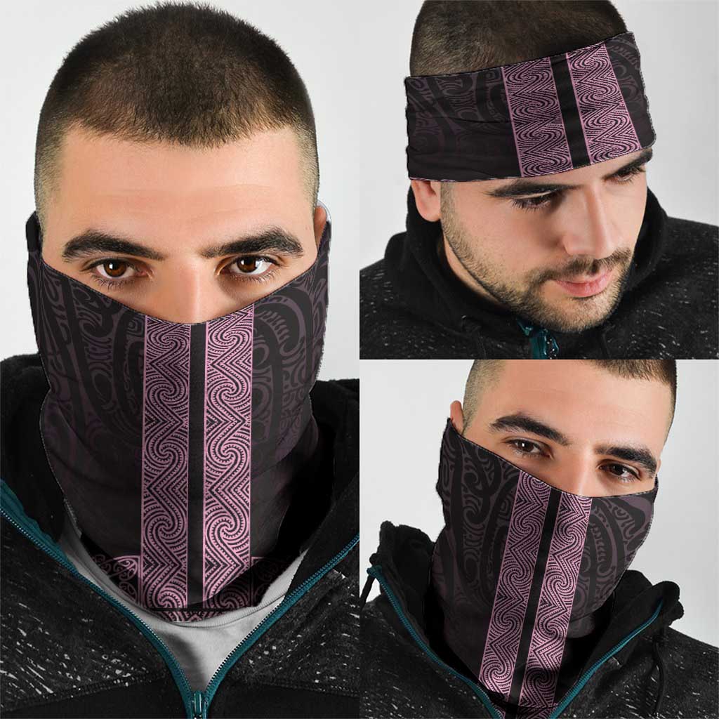 New Zealand Maori Kowhaiwhai Neck Gaiter Mawhero Maui and Mangopare LT9 - Polynesian Pride