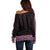 New Zealand Maori Kowhaiwhai Off Shoulder Sweater Mawhero Maui and Mangopare