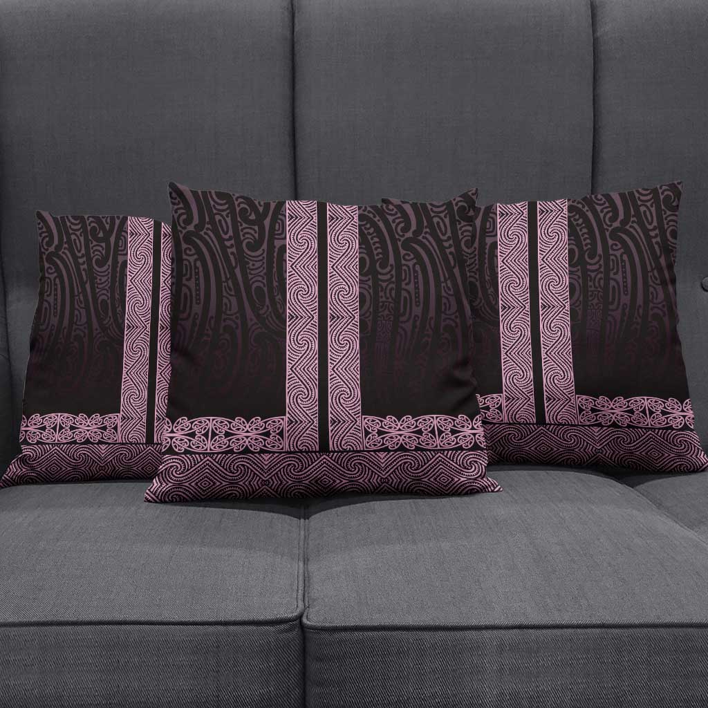 New Zealand Maori Kowhaiwhai Pillow Cover Mawhero Maui and Mangopare LT9 - Polynesian Pride