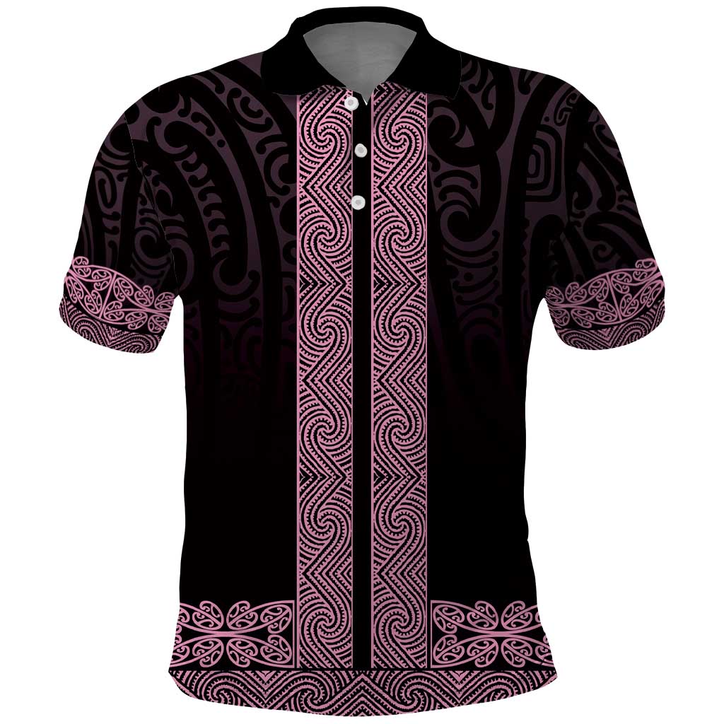 New Zealand Maori Kowhaiwhai Polo Shirt Mawhero Maui and Mangopare