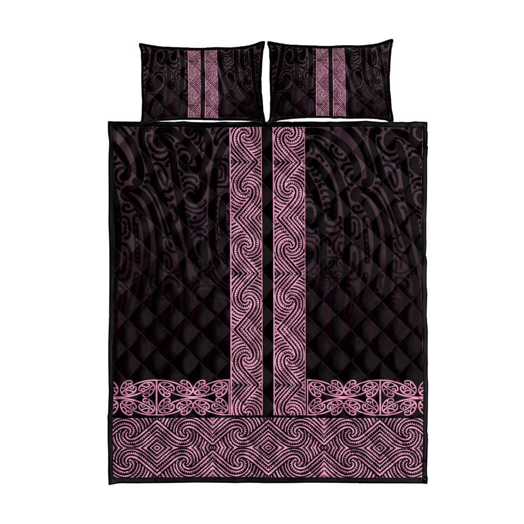 New Zealand Maori Kowhaiwhai Quilt Bed Set Mawhero Maui and Mangopare