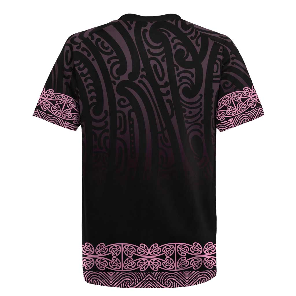 New Zealand Maori Kowhaiwhai Rugby Jersey Mawhero Maui and Mangopare LT9 - Polynesian Pride