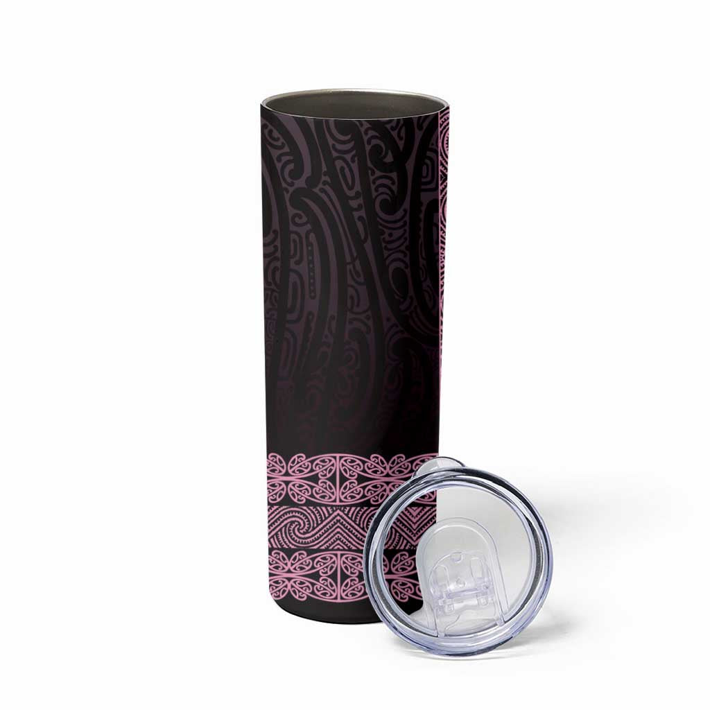 New Zealand Maori Kowhaiwhai Skinny Tumbler Mawhero Maui and Mangopare LT9 - Polynesian Pride