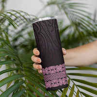 New Zealand Maori Kowhaiwhai Skinny Tumbler Mawhero Maui and Mangopare LT9 - Polynesian Pride