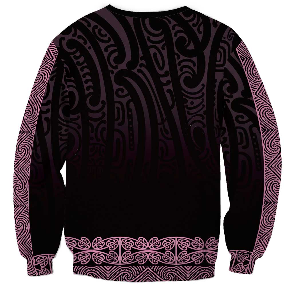 New Zealand Maori Kowhaiwhai Sweatshirt Mawhero Maui and Mangopare LT9 - Polynesian Pride