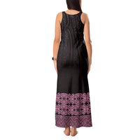 New Zealand Maori Kowhaiwhai Tank Maxi Dress Mawhero Maui and Mangopare LT9 - Polynesian Pride