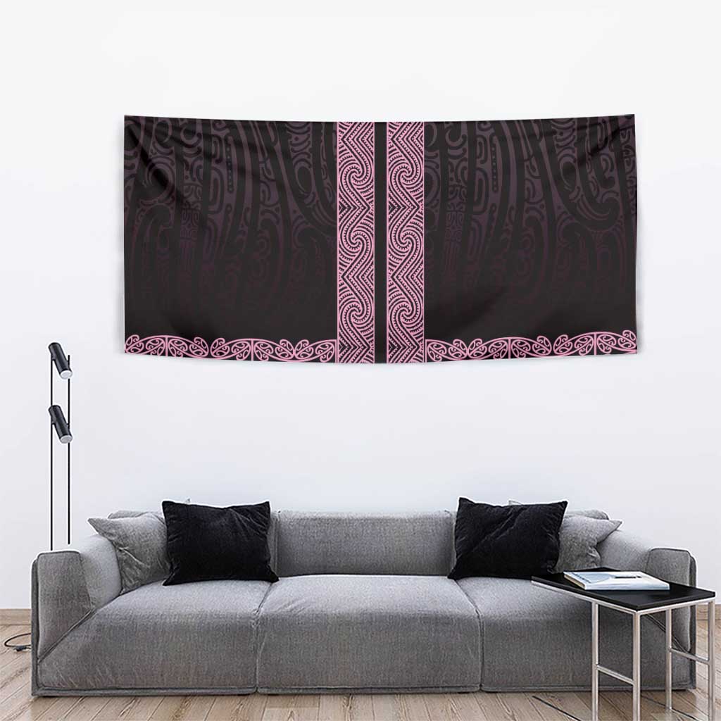 New Zealand Maori Kowhaiwhai Tapestry Mawhero Maui and Mangopare