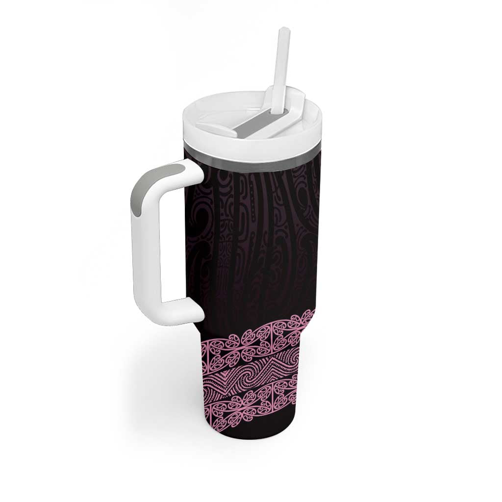 New Zealand Maori Kowhaiwhai Tumbler With Handle Mawhero Maui and Mangopare LT9 - Polynesian Pride